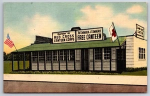 Montgomery Handelskammer Rotes Kreuz Kantine Alabama AL WWII 1945 Postkarte - Bild 1 von 2