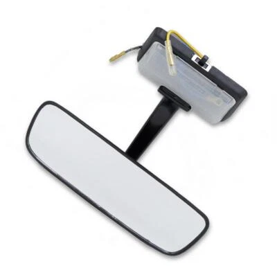 Rear View Mirror Inner Interior With Lamp For Isuzu NPR NKR Truck 1995 - 2005  - Image 1 of 4
