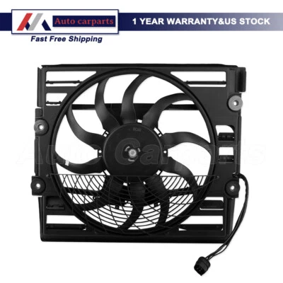 Ventilador condensador aire acondicionado lado pasajero derecho para BMW E38 740i 740iL 750iL 96-98 Foto 1 de 4