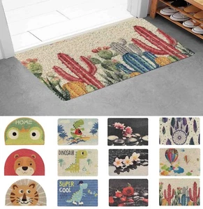 Non-Slip Durable Absorbent Welcome Door Mat Indoor Outdoor - Picture 1 of 73