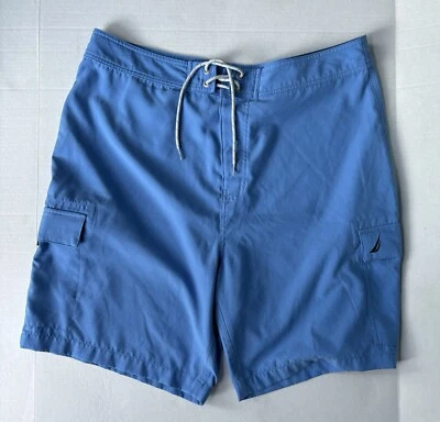 Nautica Women’s Board Shorts, 38W, Turquoise - Image 1 of 4