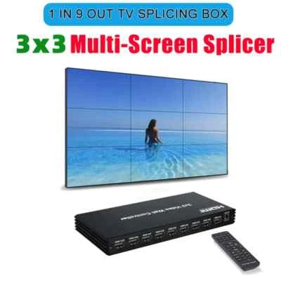 3x3 Video Wall Controller DVI HDMI 2x2 2x3 2x4 TV Splicer Multi Screen Processor - Image 1 of 4