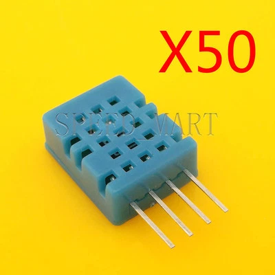 50 PCS 5V SIP-4 DHT11 Digital Temperature Humidity Sensor Probe For HVAC Arduino - Image 1 of 4