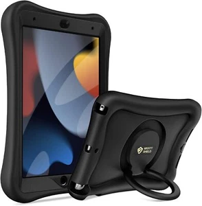 For iPad 9th/8th/7th Gen Rotating Stand Case Rugged Cover with Screen Protector - Picture 1 of 10