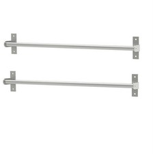 IKEA Paper Towel Holder Stainless Steel Rack Hanger Tissue ... - IKEA 2 rails stainless steel 23