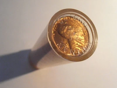 1947 D BU Lincoln Cent Roll, in a sealed Roll  (47DRL2) - Image 1 of 4