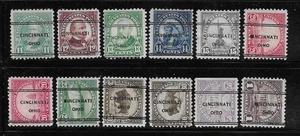 Ohio Precancels - Cincinannati 247 - 12 1922 DLEs - Imagen 1 de 1