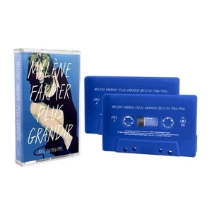 Mylene Farmer – Plus Grandir / Best (Blue Edition) Cassette Kassette 2xMC NEU - Imagen 1 de 3