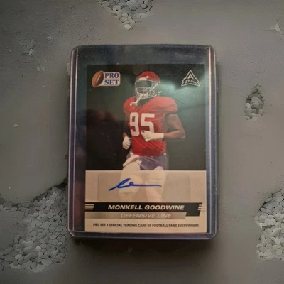 2022 Leaf Pro Set Draft - Autographs Monkell Goodwine #PSA-MG2 (AU, RC) - Image 1 of 2
