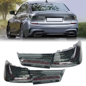 LED Tail Light Rear Lamp For BMW 3 Series 330 340 G20 G80 2019-2024 Smoked Lens - Picture 1 of 15