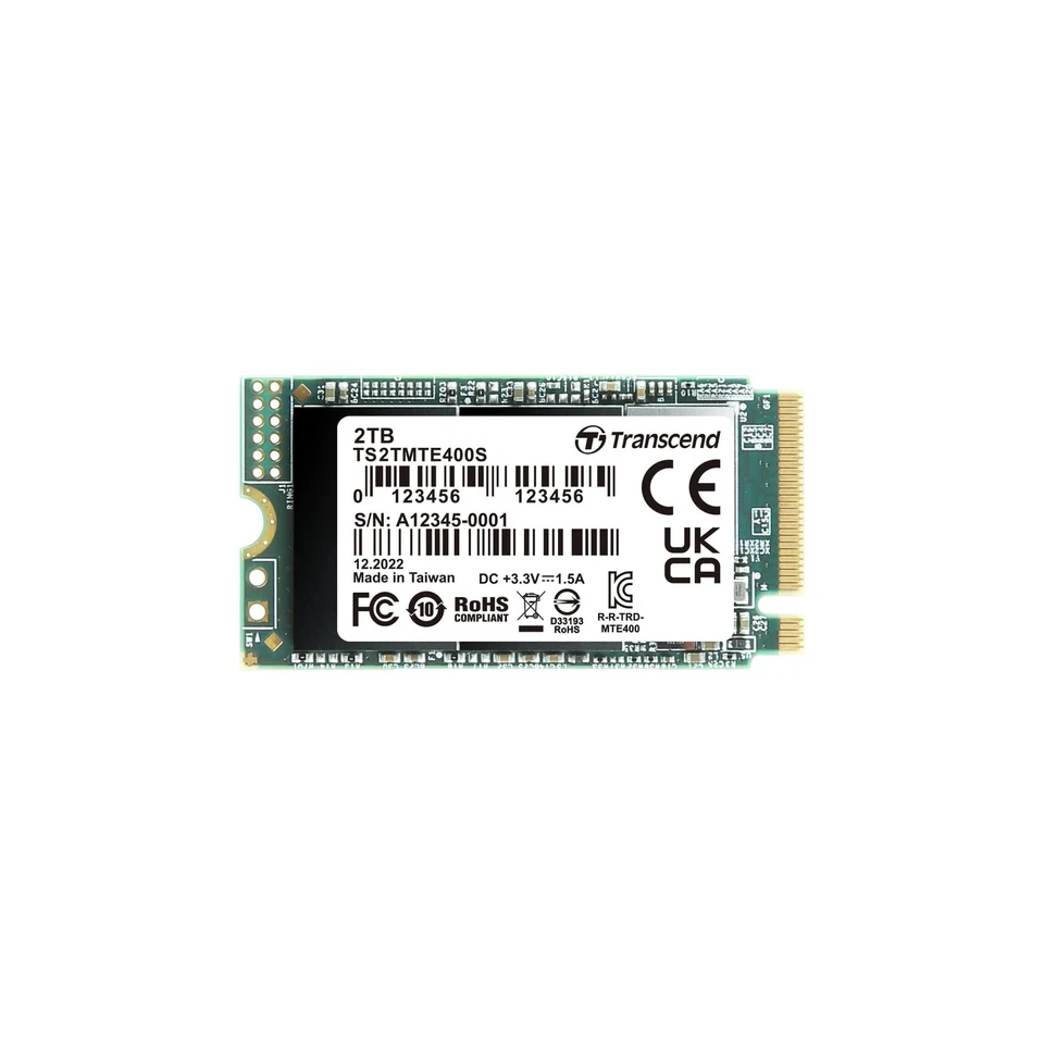 SSD 2TB Transcend M.2 MTE400S (M.2 2242) PCIe Gen3 x4 NVMe TS2TMTE400S (07605578