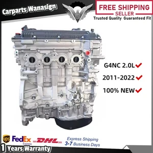 Long Block Engine Assembly For Hyundai Tucson Kia Soul G4NC 2.0L 11-22 L4 - Picture 1 of 7