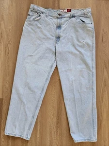 Vintage Levis 545 Jeans Herren 42x30 Blau Denim Loose Fit 90s Y2K Brown Tab - Bild 1 von 9