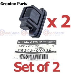 GENUINE Nissan Patrol Y60 GQ Rear Sliding Window Catch Latch Lock x2 - Picture 1 of 6
