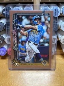 2025 Topps Serie 2 Sal Frelick Gold Parallel #651 Future Stars Brewers/2025 - Imagen 1 de 3