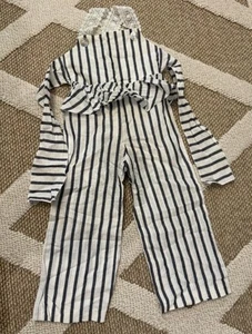 ABEL AND LULA RUFFLE LACE JUMPSUIT GIRLS nautical - Picture 1 of 1