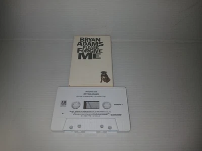 Bryan Adams Please Forgive Me Cassette Tape Single Vintage Music - Image 1 of 2