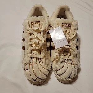 Adidas Superstar "Conchas Pack" Vanille Weiß Herren Größe 10 ID1638 Neu mit Etikett - Bild 1 von 12