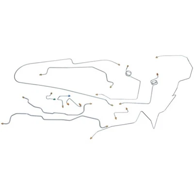 1990-94 Chevrolet GMC Truck 4WD 3/4-Ton Std. Cab Long Bed Rear Drum Brake Line - Image 1 of 4