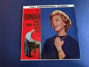 Dinah Shore sings some blues with red 1954 Capitol ST 1354 EX/G stereo - Imagen 1 de 4