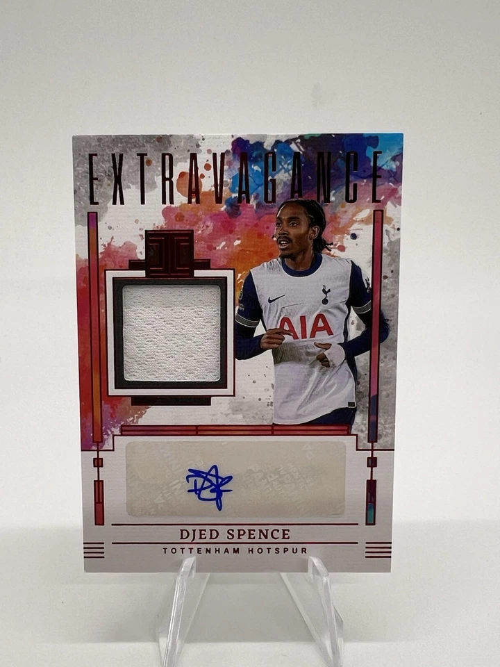 Djed Spence 2024-25 Panini Impeccable EPL Extravagance Patch Auto 69/75 #EM-DS - Image 1 of 3