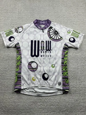 Camiseta deportiva de ciclismo Canari WOW para mujer con ruedas XL manga corta hecha en EE. UU. Foto 1 de 4