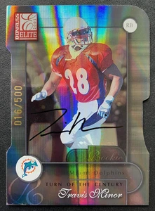 2001 Donruss Elite Turn of the Century Auto TRAVIS MINOR RC #119 SP /50 - Picture 1 of 2