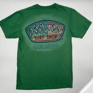 Brandneu Ron Jon T-Shirt Herren Grün Small Bio Baumwolle Surf Shop - Bild 1 von 8
