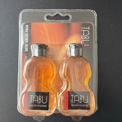 Nuevo En Caja TABU Eau De Cologne por Dana Dos 0.5oz 15ml Mini Botellas de Violín Foto 1 de 4