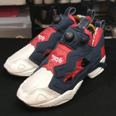 Reebok Insta Pump Fury USA Pack "Olympic" Red Black White Size 10 US / 43 EUR - Photo 1/4