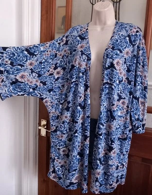 BNWT Anthology Beaded Kimono Cover Up Top Size 18 Boho Holiday Cruise Beach - Image 1 of 4