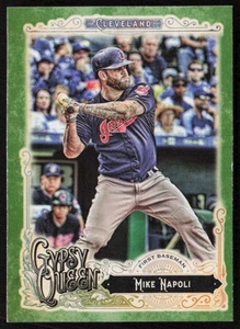 2017 Topps Gypsy Queen Green #129 Mike Napoli - FREE SHIPPING - Picture 1 of 2