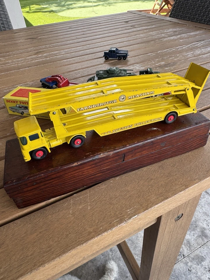Matchbox Lesney Guy Warrior Car Transport - Yellow - Vintage King Size K-8 - Image 1 of 4