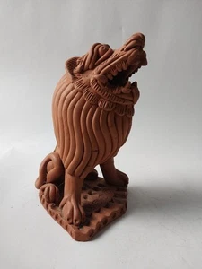 Versión Artista Australiano de Terracota Vintage Foo Perro Arte Escultura Foo Estatua - Imagen 1 de 24