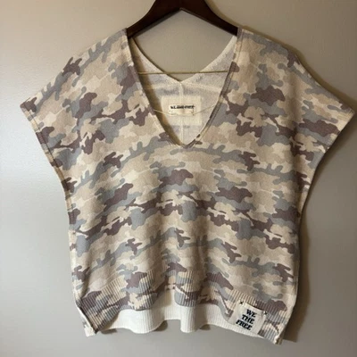 Suéter Top We the Free Heirloom Collection Mezcla Lana Camuflaje S Artículo Único Foto 1 de 4