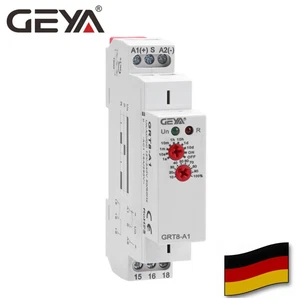 Interruptor de relé de retardo de tiempo de retardo GRT8-A 16A AC/DC 12-240V - Imagen 1 de 14