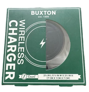 Buxton Wireless Charger Compatible with IPhone Black XO-9602 - Picture 1 of 2