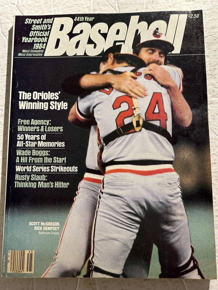 1984 Street and Smith's MLB Yearbook BALTIMORE Orioles RICK DEMPSEY AL NL Minor - Image 1 of 1