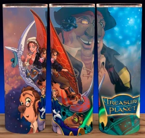 Treasure Planet Pirates Coffee Travel Cafe 90s Cup Mug Tumbler - Picture 1 of 3