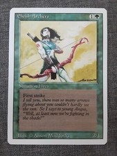 Elvish Archers - LP - Magic the Gathering MTG - Revised Edition M-215