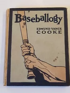 SELTEN 1912 Cooke Baseballogie Baseball illustrierte Gedichte Buch Amerika Vergangenheit - Bild 1 von 8
