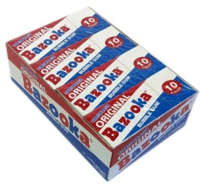 Paquete de 12 chicle bazuca original retroceso chicle americano - Imagen 1 de 2