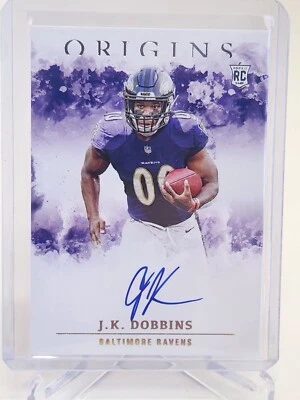 2020 Panini Origins - Rookie Autographs #RA-JK J.K. Dobbins (AU, RC) R - Image 1 of 4
