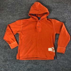 OP Ocean Pacific Sweater Youth X Large 14/16 Orange Hoodie 1/4 Buttom up 72 - Picture 1 of 11