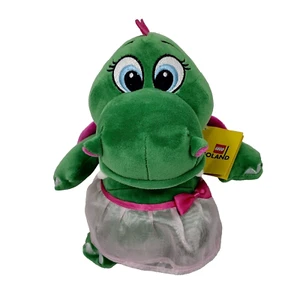 Legoland Olivia Plush Green Dragon Alligator Pink Tutu Ballet Skirt 10” - New - Picture 1 of 7