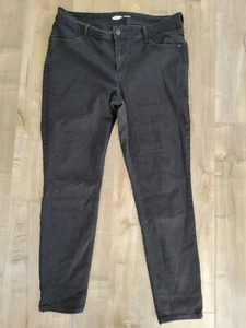 Old Navy Super Skinny Mid-Rise schwarze Hose Jeans Damen 14 - Bild 1 von 6
