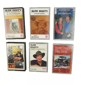 Slim Dusty Casssette Tape Bundle x 6, See Titles In Description, Folk, Country - Picture 1 of 9