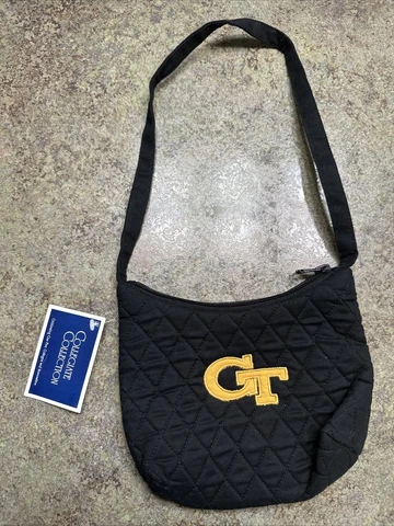 Georgia Tech Wallet Tote Bag Women’s School Spirit NCAA Team Quilted Cover