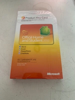 Genuine Microsoft Office Home and Student 2010 Product Key Card - Image 1 of 3