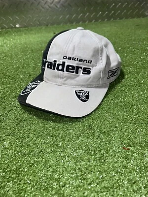 Sombrero ajustable vintage Reebok Pro Line Border Oakland Raiders Foto 1 de 4
